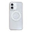 For iPhone 16 Clear Acrylic TPU MagSafe Phone Case(Transparent)