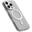 For iPhone 16 Pro Candy Magsafe PC Hybrid TPU Phone Case(White)