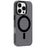 For iPhone 16 Pro Candy Magsafe PC Hybrid TPU Phone Case(Black)
