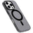 For iPhone 16 Pro Candy Magsafe PC Hybrid TPU Phone Case(Black)
