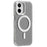 For iPhone 16 Candy Magsafe PC Hybrid TPU Phone Case(White)
