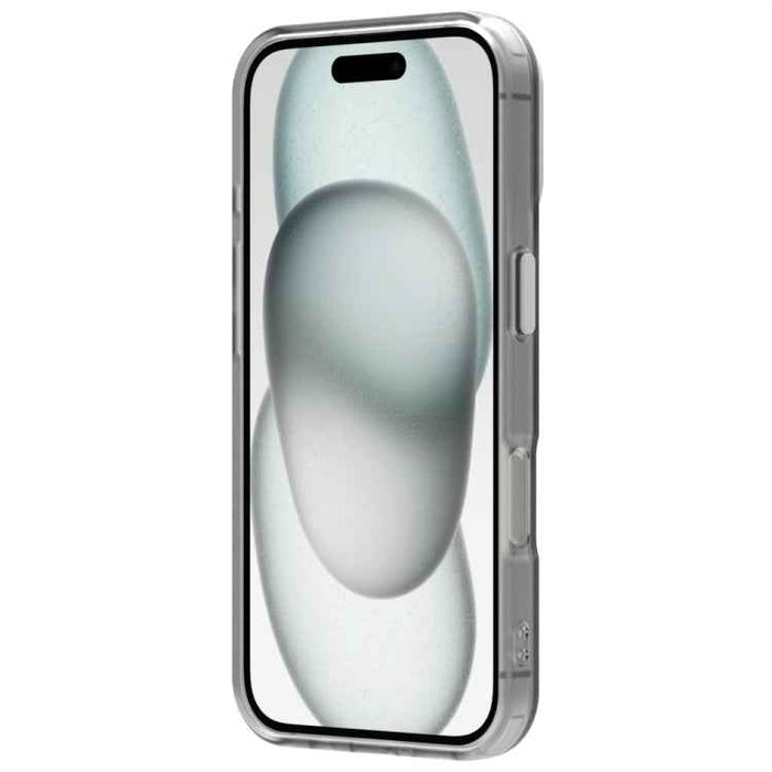 For iPhone 16 Candy Magsafe PC Hybrid TPU Phone Case(White)