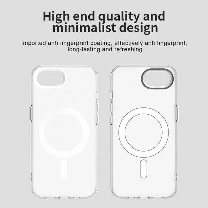 For iPhone 16e Candy Magsafe PC Hybrid TPU Phone Case(White)