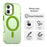 For iPhone 17 Candy Magsafe PC Hybrid TPU Phone Case(Green)