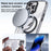 For iPhone 15 Airbag PC Hybrid TPU Magsafe Phone Case(Clear Blue)