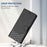 For iPhone 17 Pro Honeycomb Embossing RFID Leather Phone Case(Black)