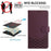 For iPhone 17 Pro Honeycomb Embossing RFID Leather Phone Case(Violet)