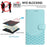 For iPhone 17 Pro Max Honeycomb Embossing RFID Leather Phone Case(Mint Green)