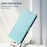 For iPhone 17 Pro Max Honeycomb Embossing RFID Leather Phone Case(Mint Green)