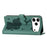 For iPhone 17 Pro Max Cartoon Elephant Embossed Leather Phone Case(Green)