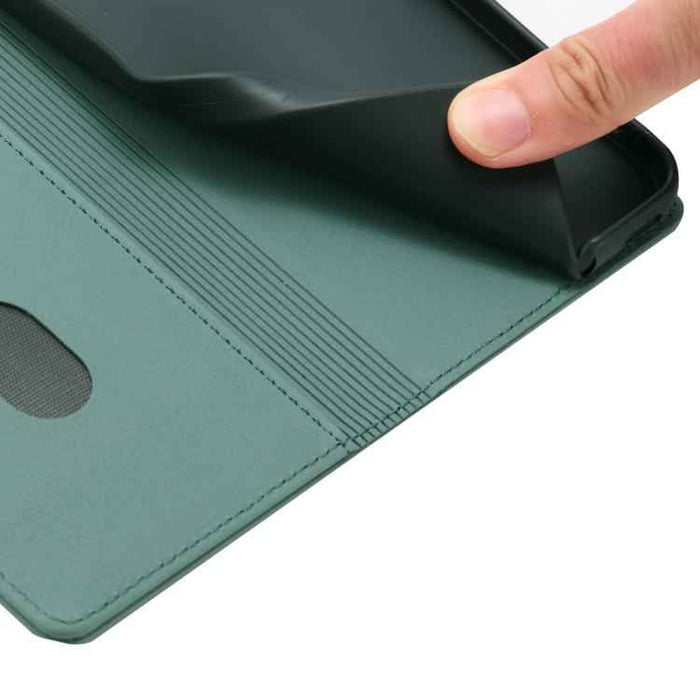 For iPhone 17 Pro Max Cartoon Elephant Embossed Leather Phone Case(Green)