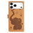 For iPhone 17 Pro Max Cartoon Elephant Embossed Leather Phone Case(Yellow)