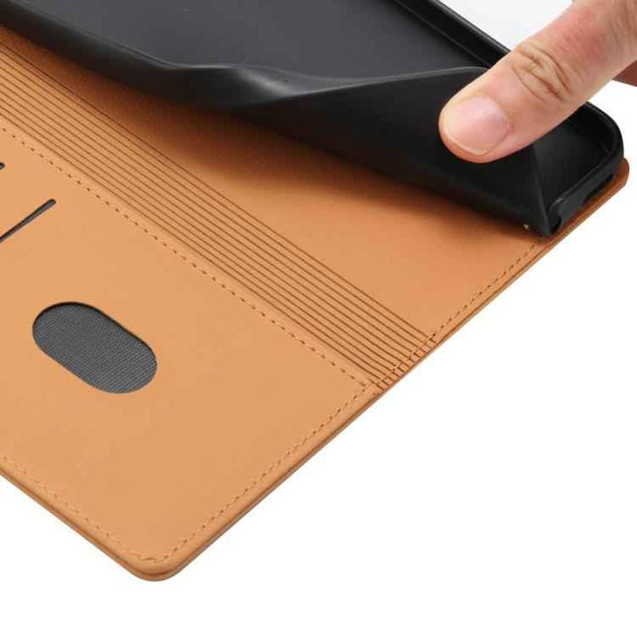 For iPhone 17 Cartoon Elephant Embossed Leather Phone Case(Yellow)