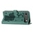 For iPhone 17 Air Cartoon Elephant Embossed Leather Phone Case(Green)