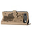 For iPhone 17 Air Cartoon Elephant Embossed Leather Phone Case(Khaki)