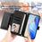 For iPhone 17 Pro Multi-Card Slots Zipper Wallet Leather Phone Case(Black)