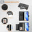 For iPhone 17 Pro Multi-Card Slots Zipper Wallet Leather Phone Case(Black)