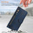 For iPhone 17 Pro Multi-Card Slots Zipper Wallet Leather Phone Case(Blue)