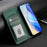 For iPhone 17 Pro Multi-Card Slots Zipper Wallet Leather Phone Case(Green)