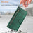 For iPhone 17 Pro Multi-Card Slots Zipper Wallet Leather Phone Case(Green)