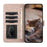 For Samsung Galaxy A36 5G Cat Embossing Pattern Leather Phone Case with Lanyard(Grey)