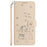 For iPhone 17 Pro Max Embossed Kitten Phone Leather Case with Lanyard(Beige)