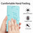 For iPhone 17 Pro Max Embossed Kitten Phone Leather Case with Lanyard(Mint Green)