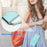 For iPhone 17 Pro Max Embossed Kitten Phone Leather Case with Lanyard(Mint Green)