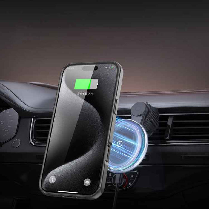 For iPhone 16 Pro TOTU PC-25 Skin Feel MagSafe Magnetic Stand Phone Case(Black)