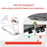 For iPhone 17 Pro Max RedPepper Transparent Dot IP68 Waterproof Triple-proof MagSafe Phone Case(Black Dark Grey)