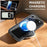 For iPhone 17 Pro Max RedPepper Transparent Dot IP68 Waterproof Triple-proof MagSafe Phone Case(Black Dark Grey)