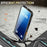 For iPhone 17 Air RedPepper Transparent Dot IP68 Waterproof Triple-proof MagSafe Phone Case(Black Dark Grey)
