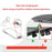 For iPhone 17 Air RedPepper Transparent Dot IP68 Waterproof Triple-proof MagSafe Phone Case(Black Dark Grey)
