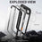 For iPhone 17 Air RedPepper Transparent Dot IP68 Waterproof Triple-proof MagSafe Phone Case(Black Dark Grey)