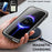 For iPhone 17 Air RedPepper Transparent Dot IP68 Waterproof Triple-proof MagSafe Phone Case(Black Dark Grey)