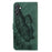 For Samsung Galaxy S25 FE 5G Retro Skin Feel Butterflies Embossing Horizontal Flip Leather Phone Case(Green)