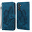 For Samsung Galaxy S25 FE 5G Retro Skin Feel Butterflies Embossing Horizontal Flip Leather Phone Case(Blue)