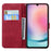 For Samsung Galaxy S25 FE 5G Retro Skin Feel Butterflies Embossing Horizontal Flip Leather Phone Case(Red)