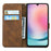 For Samsung Galaxy S25 FE 5G Retro Skin Feel Butterflies Embossing Horizontal Flip Leather Phone Case(Brown)