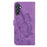 For Samsung Galaxy S25 FE 5G Retro Skin Feel Butterflies Embossing Horizontal Flip Leather Phone Case(Purple)