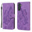 For Samsung Galaxy S25 FE 5G Retro Skin Feel Butterflies Embossing Horizontal Flip Leather Phone Case(Purple)