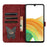 For Samsung Galaxy S25 FE 5G Butterfly Cat Embossing Flip Leather Phone Case(Red)