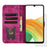 For Samsung Galaxy S25 FE 5G Butterfly Cat Embossing Flip Leather Phone Case(Pink)