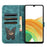 For Samsung Galaxy S25 FE 5G Butterfly Cat Embossing Flip Leather Phone Case(Wathet)