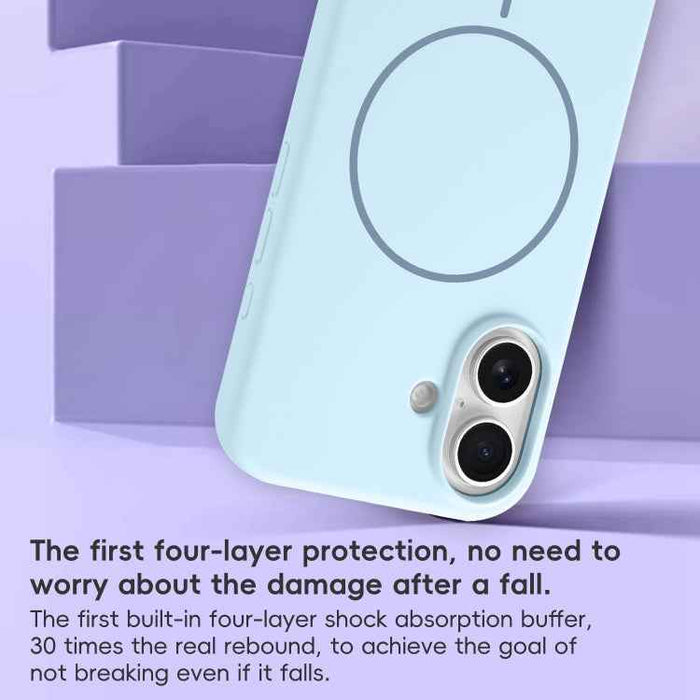 For iPhone 12 Liquid Silicone MagSafe Phone Case(Yellow)
