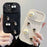 For iPhone 16 Briquettes Sliding Camshield 3D Coffee TPU Phone Case(Black)