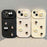 For iPhone 16 Plus Briquettes Sliding Camshield 3D Coffee TPU Phone Case(Black)