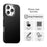 For iPhone 16 Pro Carbon Fiber Series IMD Phone Case(Black)