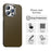 For iPhone 13 Pro Carbon Fiber Series IMD Phone Case(Brown)