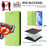 For iPhone 17 Pro Max RC01 Dual-Folded Magnetic Suction RFID Leather Phone Case(Grass Green)